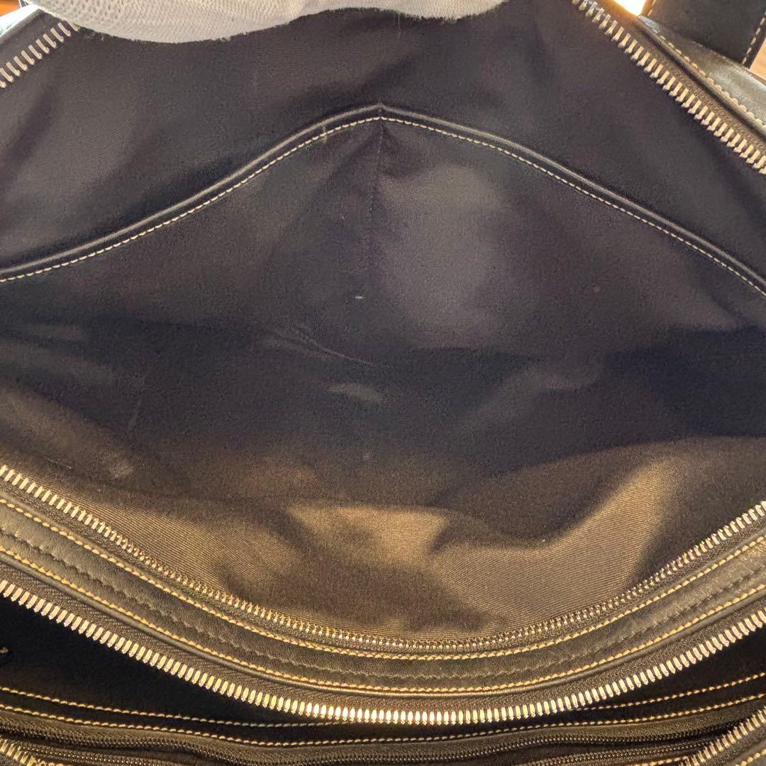 COACH コーチ ビジネスバッグ 本革レザー ブラック