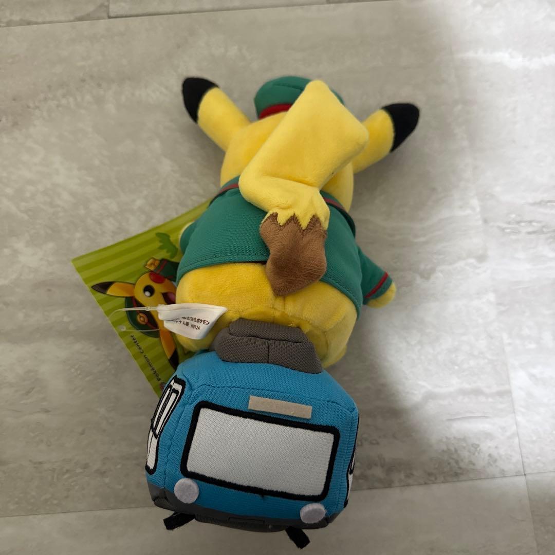 2体セット タグ付き 飛行機ピカチュウ 電車ピカチュウ ぬいぐるみ ピカチュウ