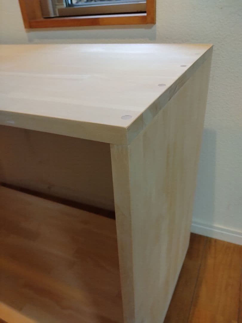 木製　ハンドメイド　オーダー　ロの字　棚　シェルフ　水槽台　テレビボード