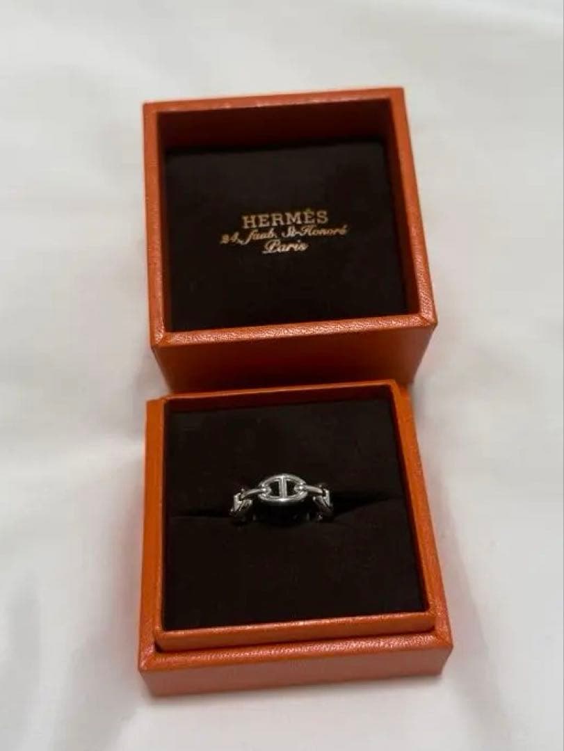 【新品/国内正規店】HERMES アンシェネ リング　PM59 シェーヌダンクル