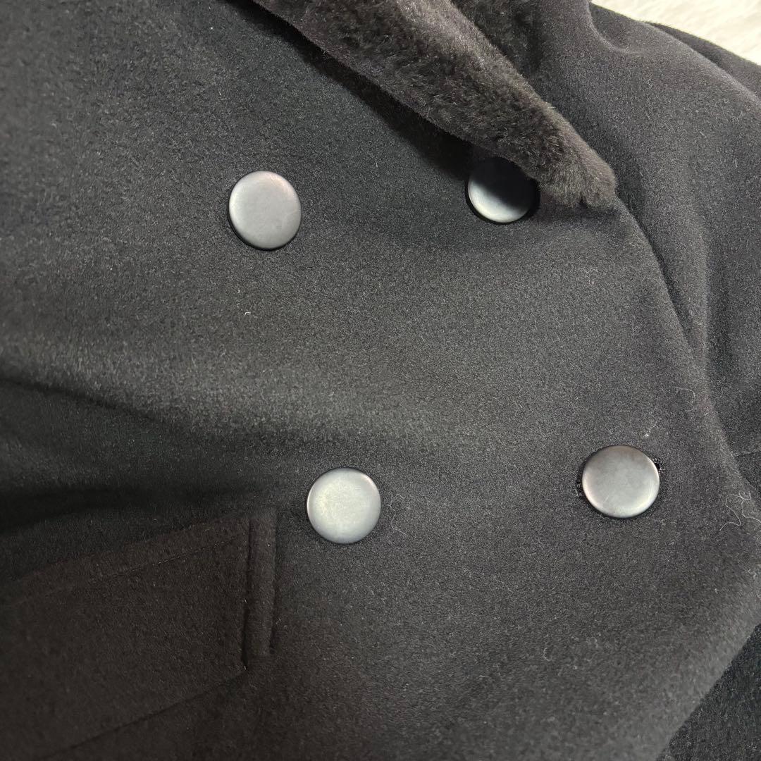 美品 ✨ miss Chloe ダブル ロングコート カシミヤ混 ショールカラー