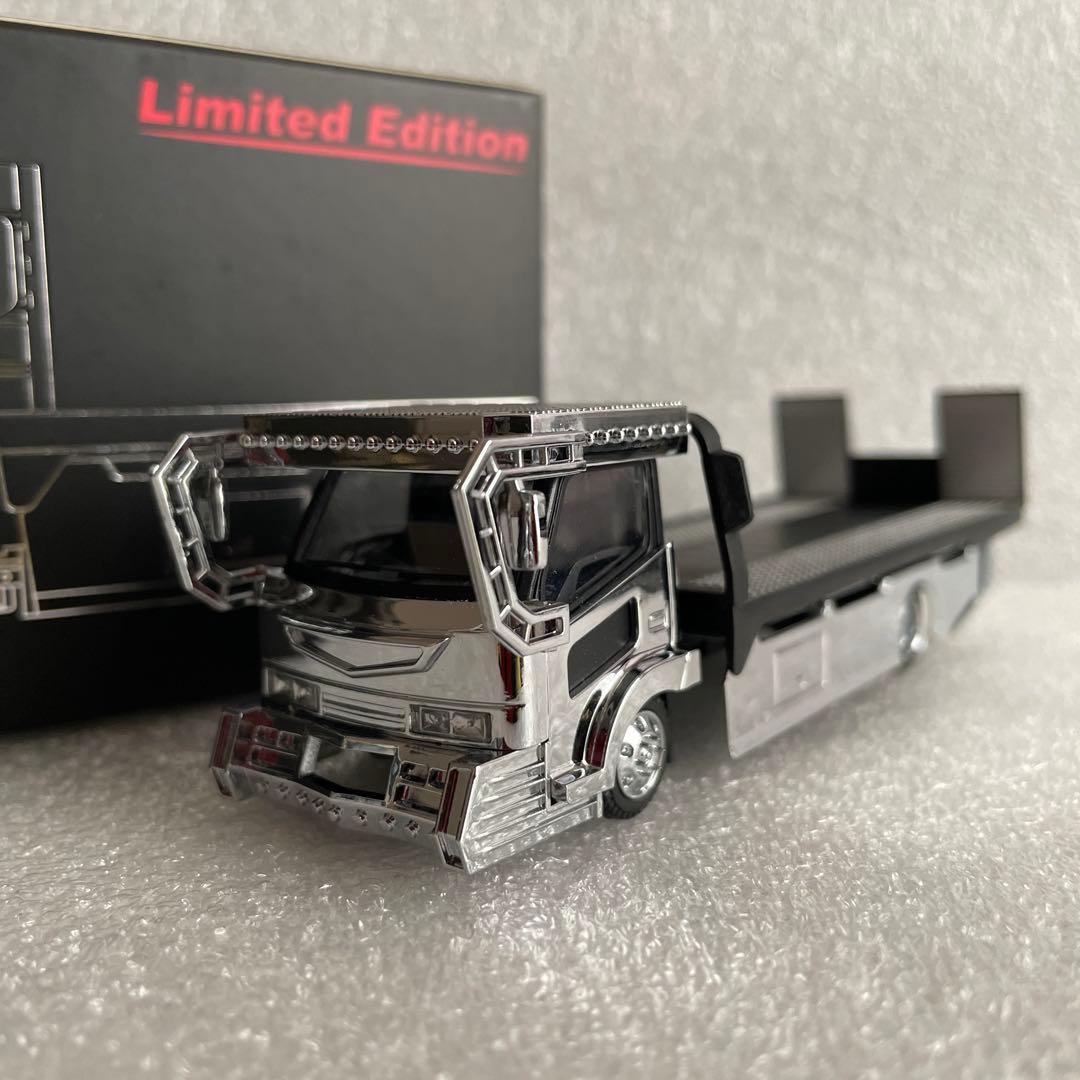 新品未開封★デコトラマイクロターボMicroTurbo1/64キャリアカー積載車
