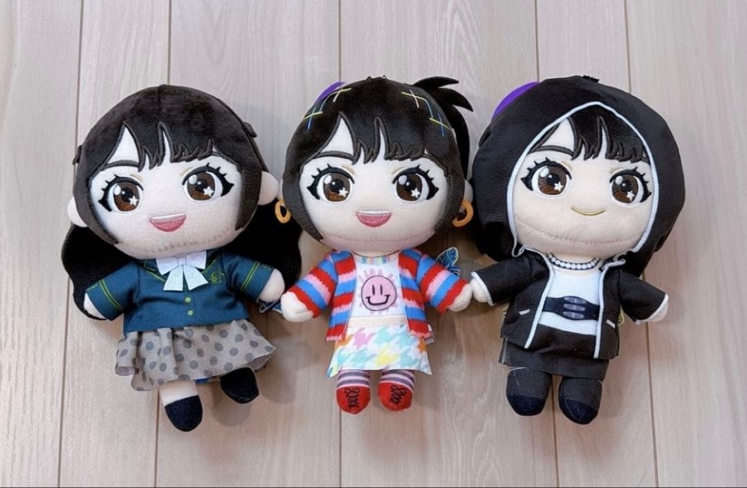 GiGO限定　水樹奈々 ぬいぷりけ　おすわり　ぬいぐるみ　3種セット