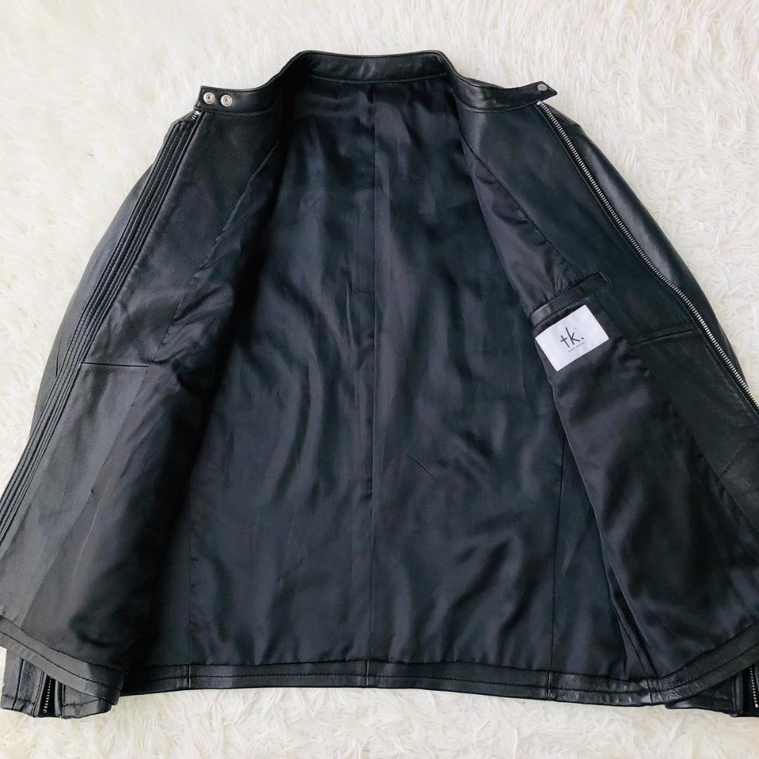 【希少XL】tk.TAKEO KIKUCHI シングルライダース 羊革