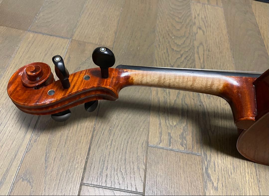 美しい虎杢のヴィオラ Piccolini Viola 弓 ESPRIケース付き。