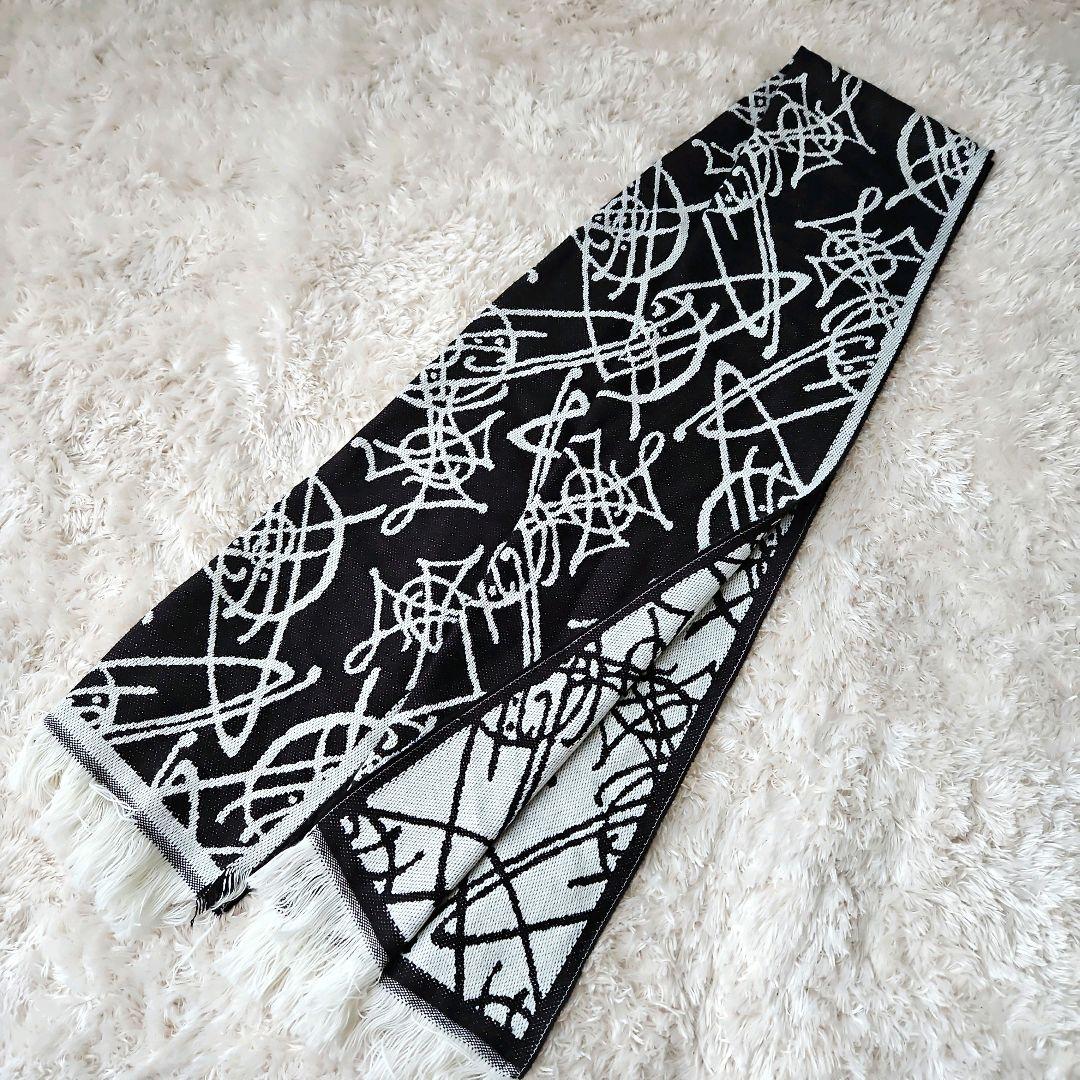 希少☆Vivienne Westwood 大判 マフラー オーブ リバーシブル