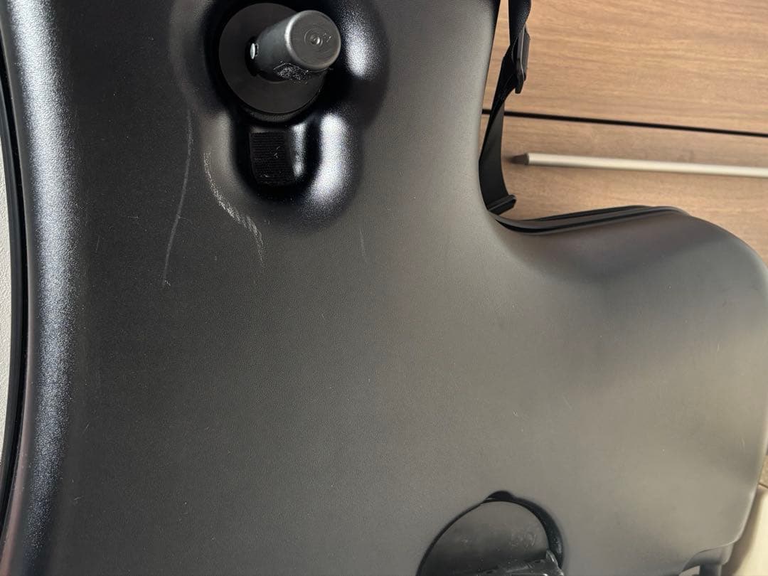 キッズトラベル 子供が乗れるキャリーケース 折りたたみ式 ブラック Mサイズ