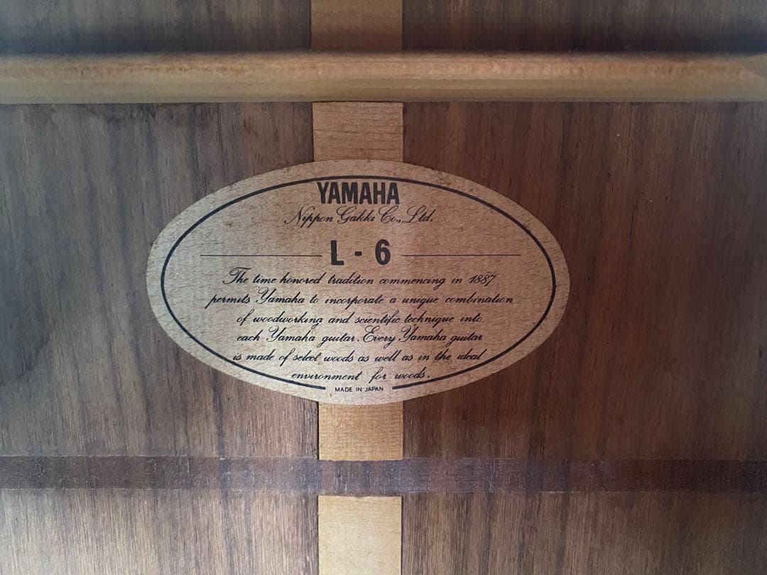 yamaha l-6 アコースティックギター　ジャンク品　中古品