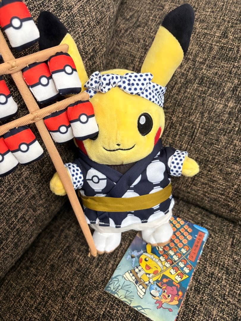 ポケモンセンター　トウホク　リニューアル　ピカチュウ　お祭り　ぬいぐるみ　6種