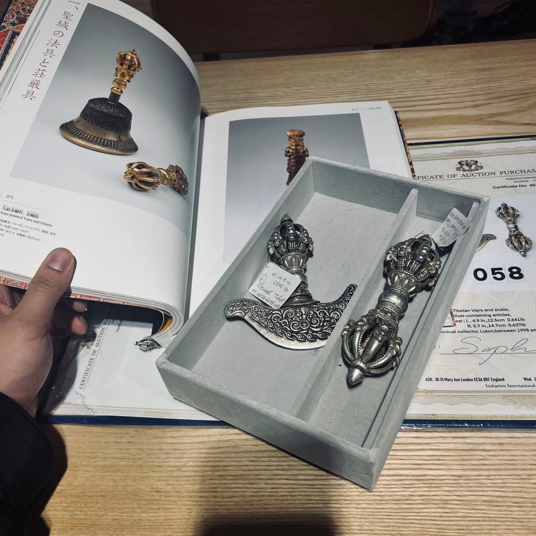 【最後期限出品】チベット仏教 仏像法器 金鋼杵や金鋼鉞 骨董