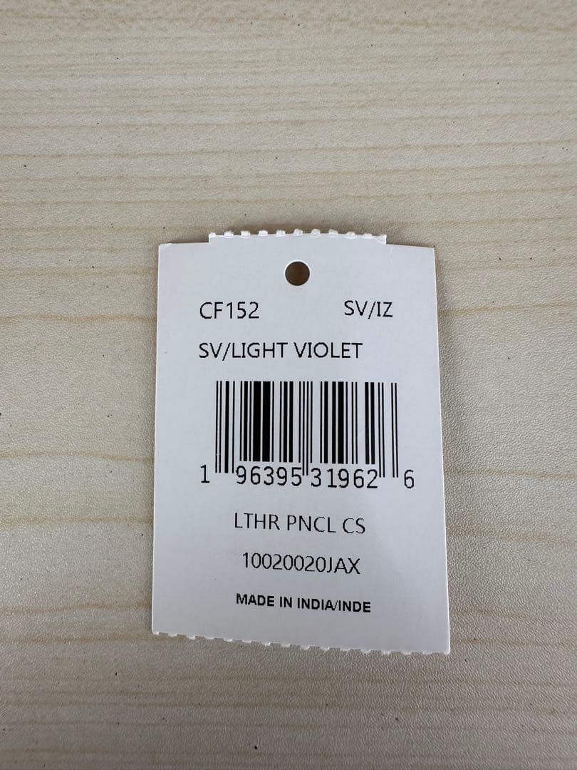 コーチ 本革 レザー ペンケース CF152 ライトバイオレット 新品