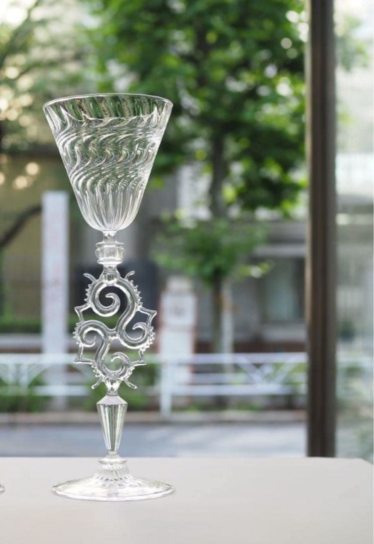 希少品　えむに　さんのゴブレット　ガラス