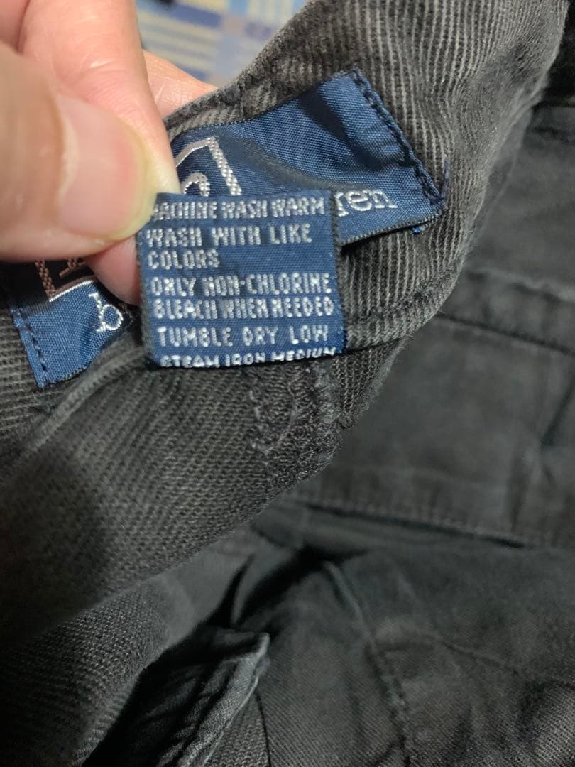 ポロラルフローレン　フリスコパンツ　ブラック　コットン100%