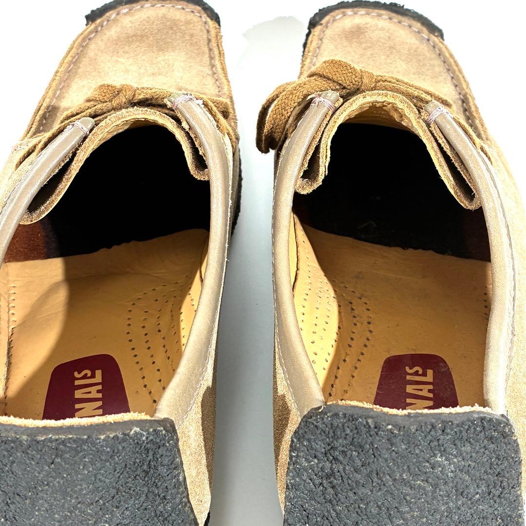 美品★ クラークスオリジナルズ ナタリー ワラビー スエード キャメル