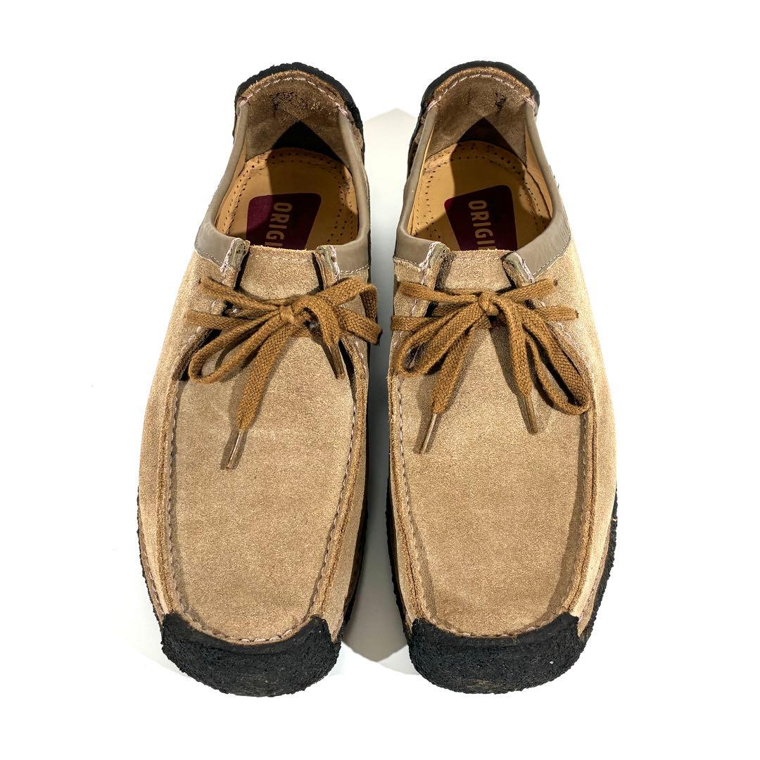 美品★ クラークスオリジナルズ ナタリー ワラビー スエード キャメル