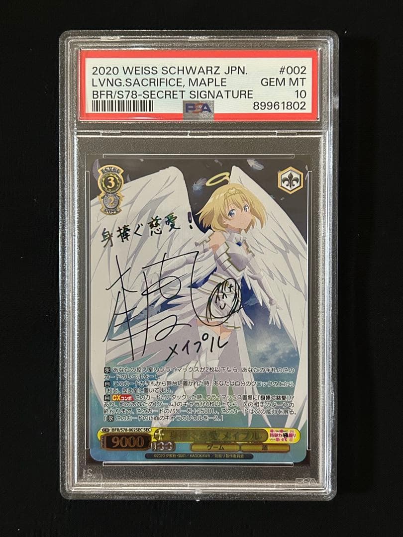 身捧ぐ慈愛 メイプル SEC PSA10