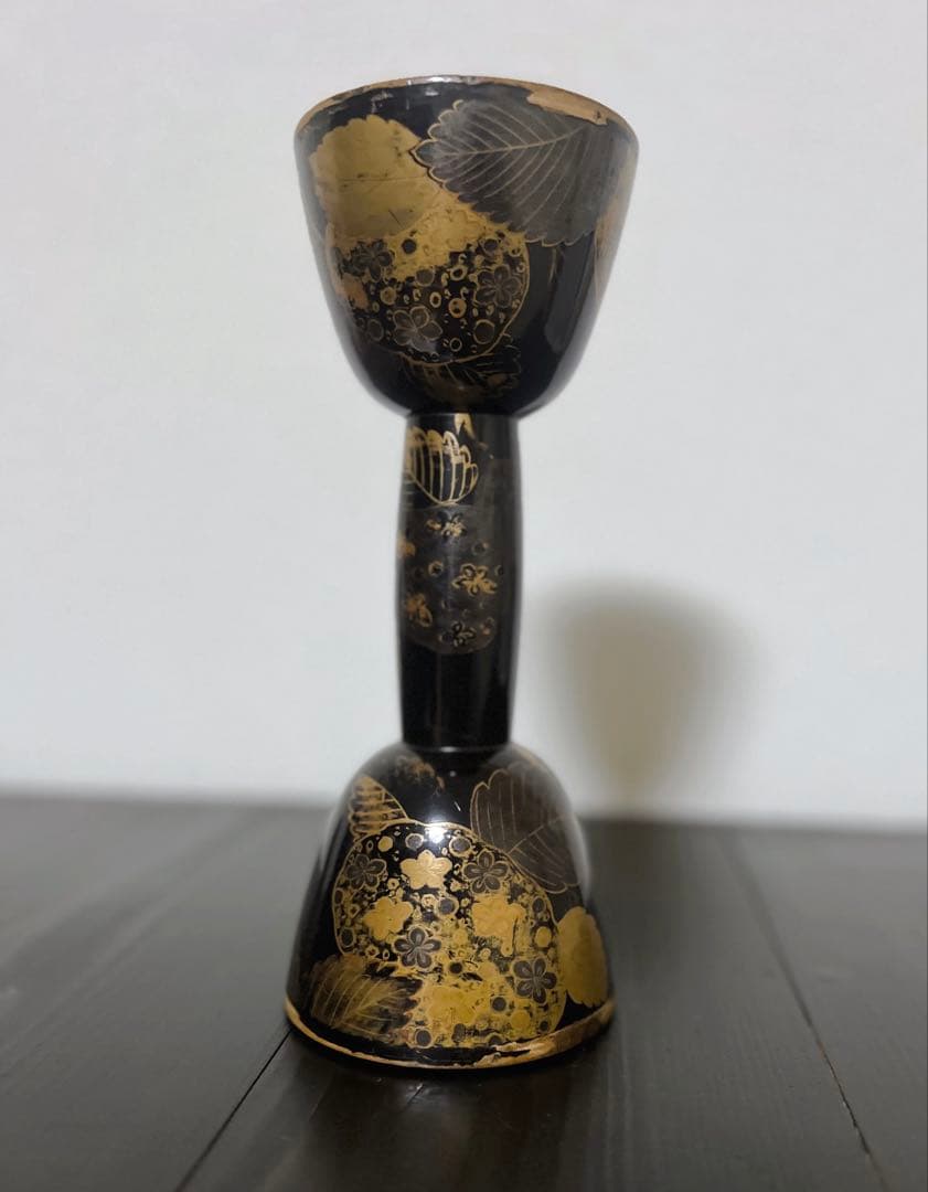 小鼓　胴　紫陽花蒔絵