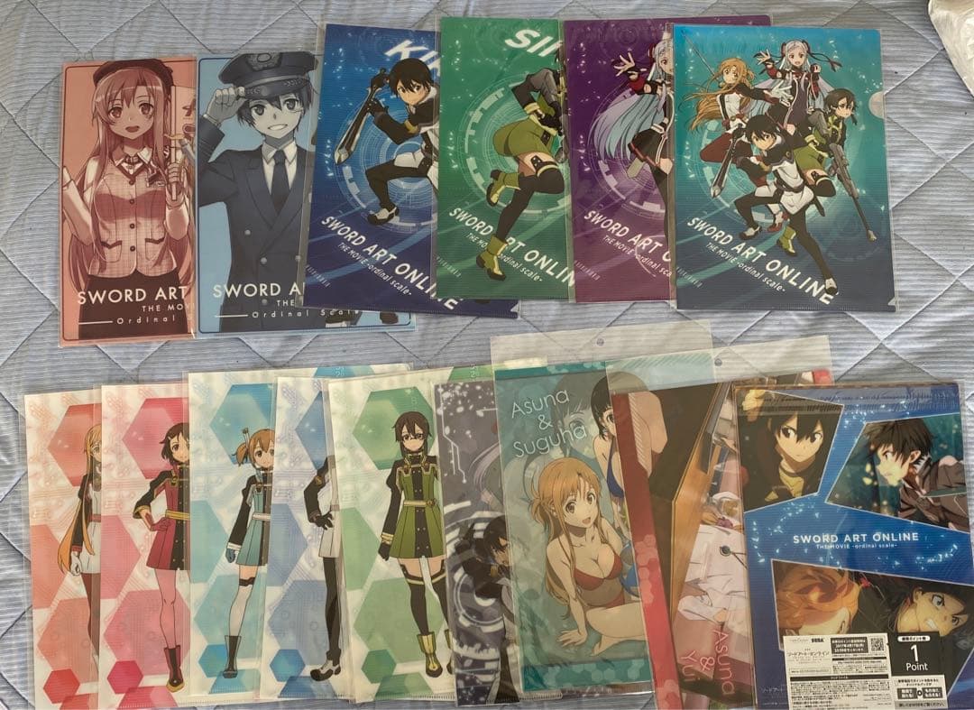 ソードアートオンライン　SAO 一番くじ　キリト　アスナ　シリカ　オーディナル