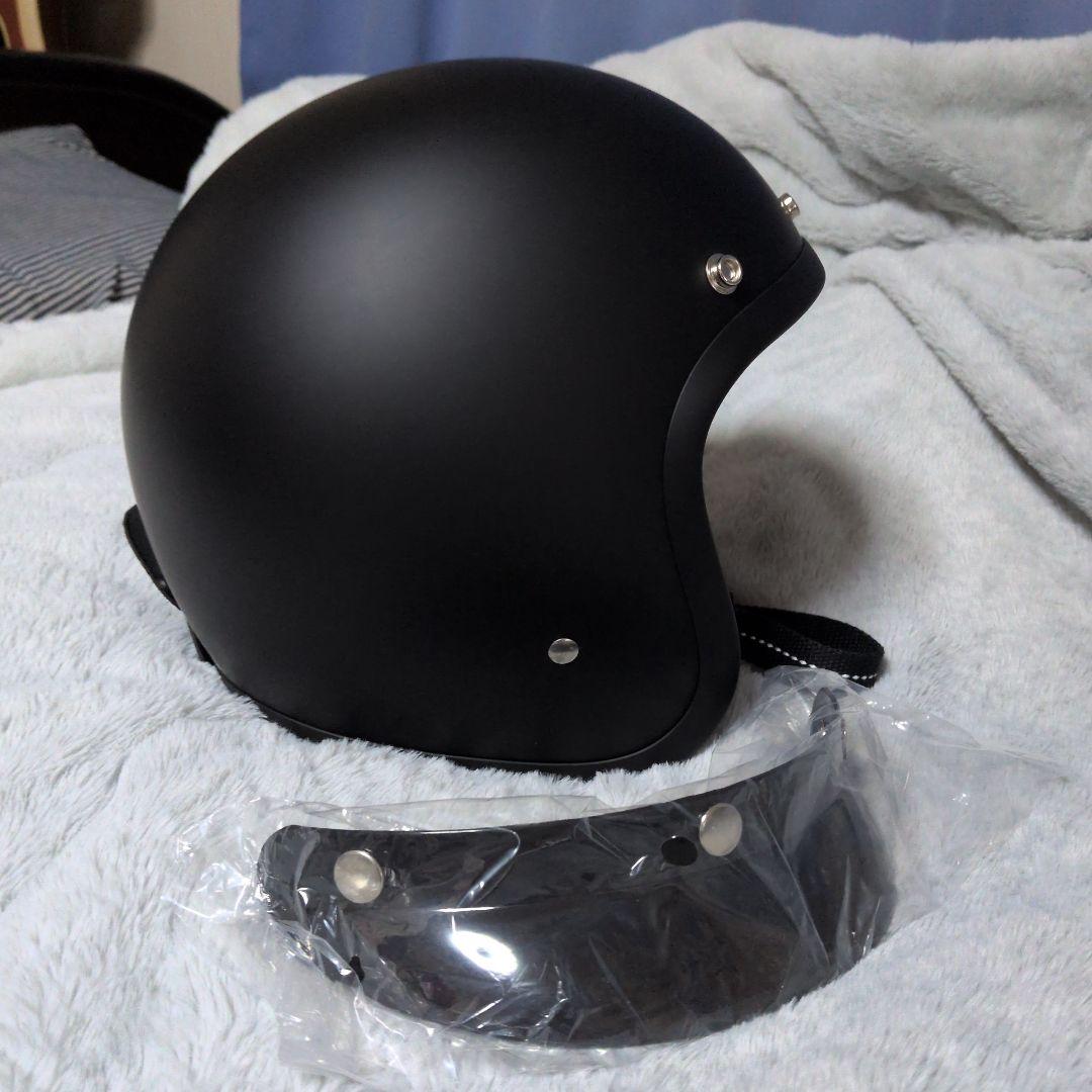 500TXタイプ ビートル　ジェットヘルメットBUCO tt&co 3XL 黒