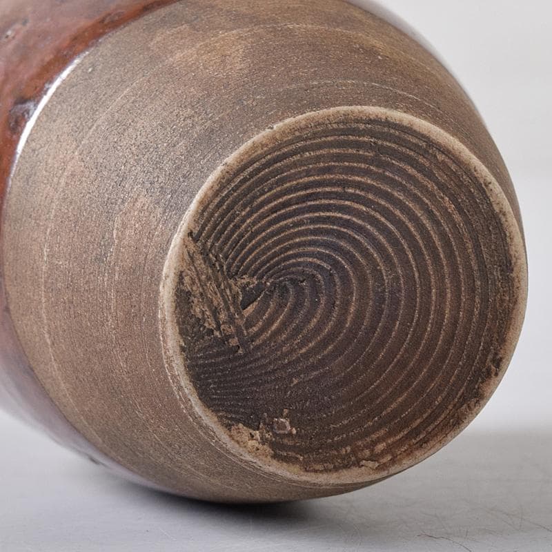 zoi瀬戸焼　古瀬戸　茶入　仕覆付　裏千家十一代玄々斎極め箱　V　8329