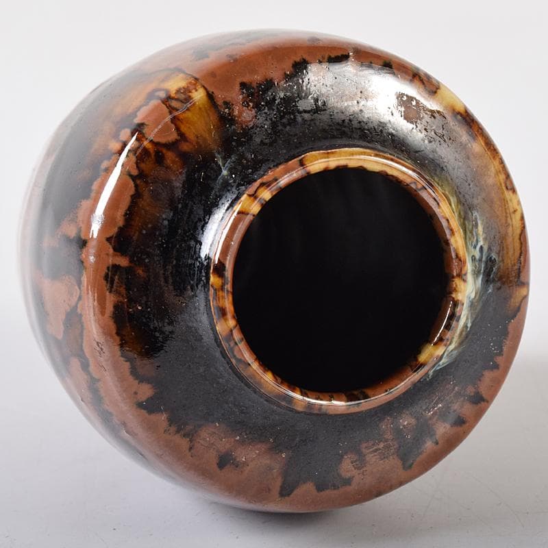 zoi瀬戸焼　古瀬戸　茶入　仕覆付　裏千家十一代玄々斎極め箱　V　8329