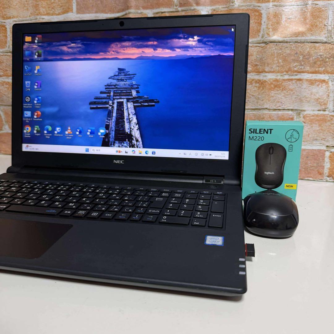 NECノート PC Core i7 SSD 256GB メモリ8GB オフィス付