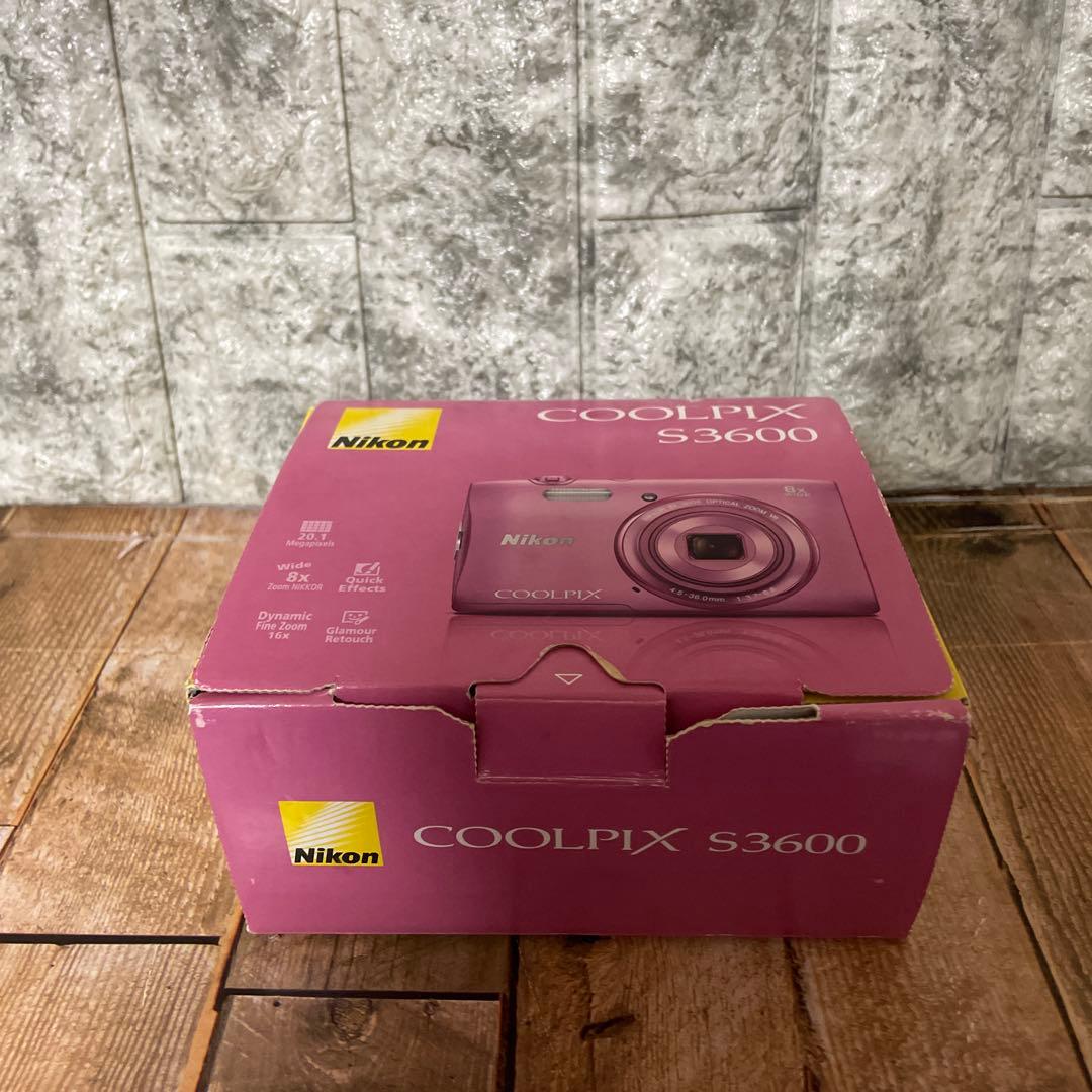 #882 Nikon COOLPIX S3600 ピンク