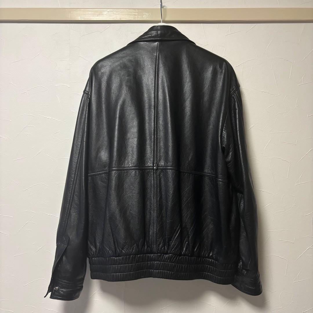 Leather Jacket ブラックレザージャケット L