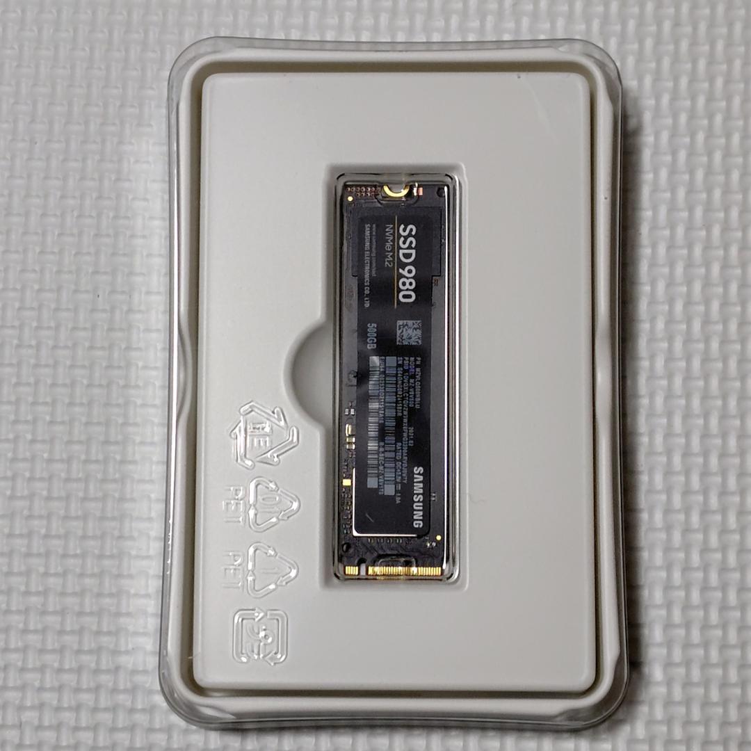 【動作品】SAMSUNG 980 SSD 500GB MZ-V8V500B/IT