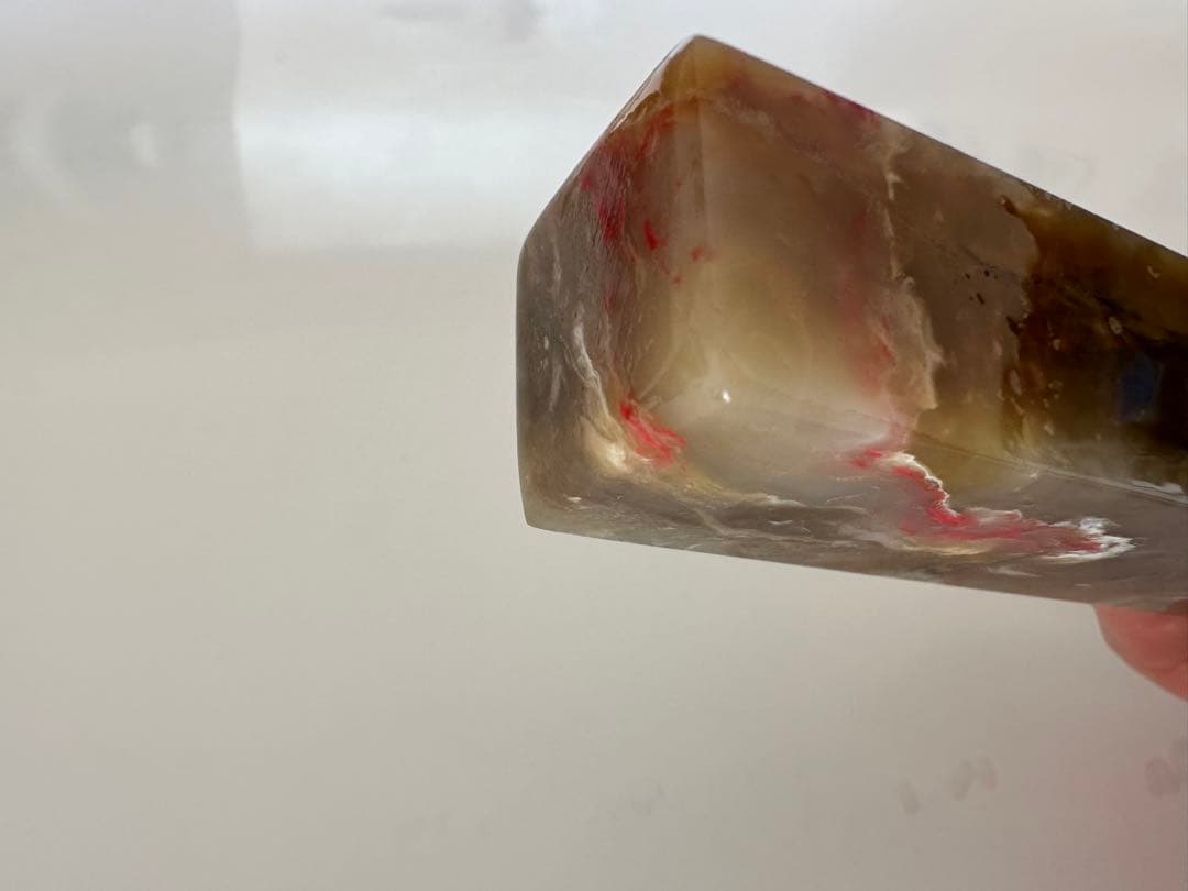 訳あり　巴林石　鶏血　印材　篆刻　印石　書道　落款　引首　雅号　美品