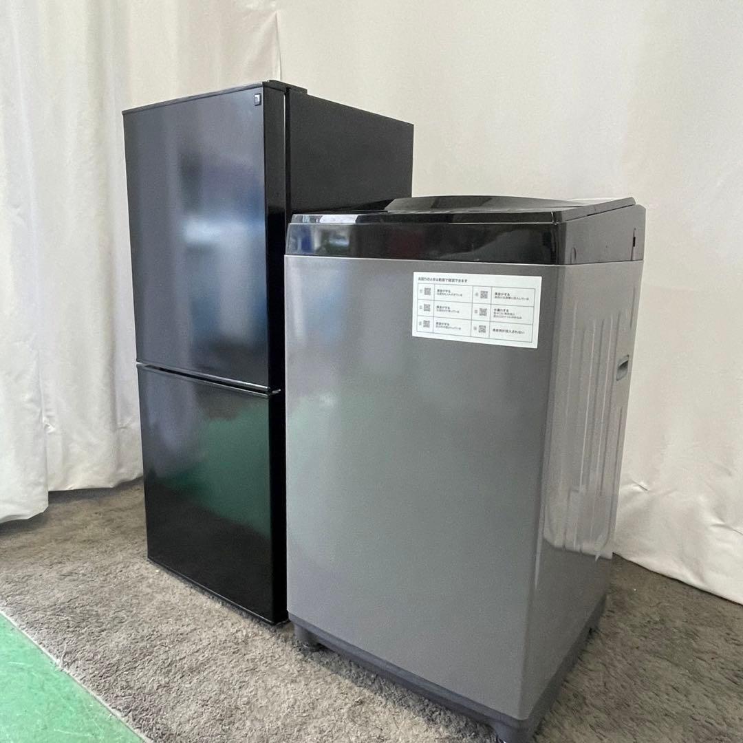 一人暮らし　冷蔵庫　洗濯機6キロ　激安　黒　綺麗　設置無料　単身　セット