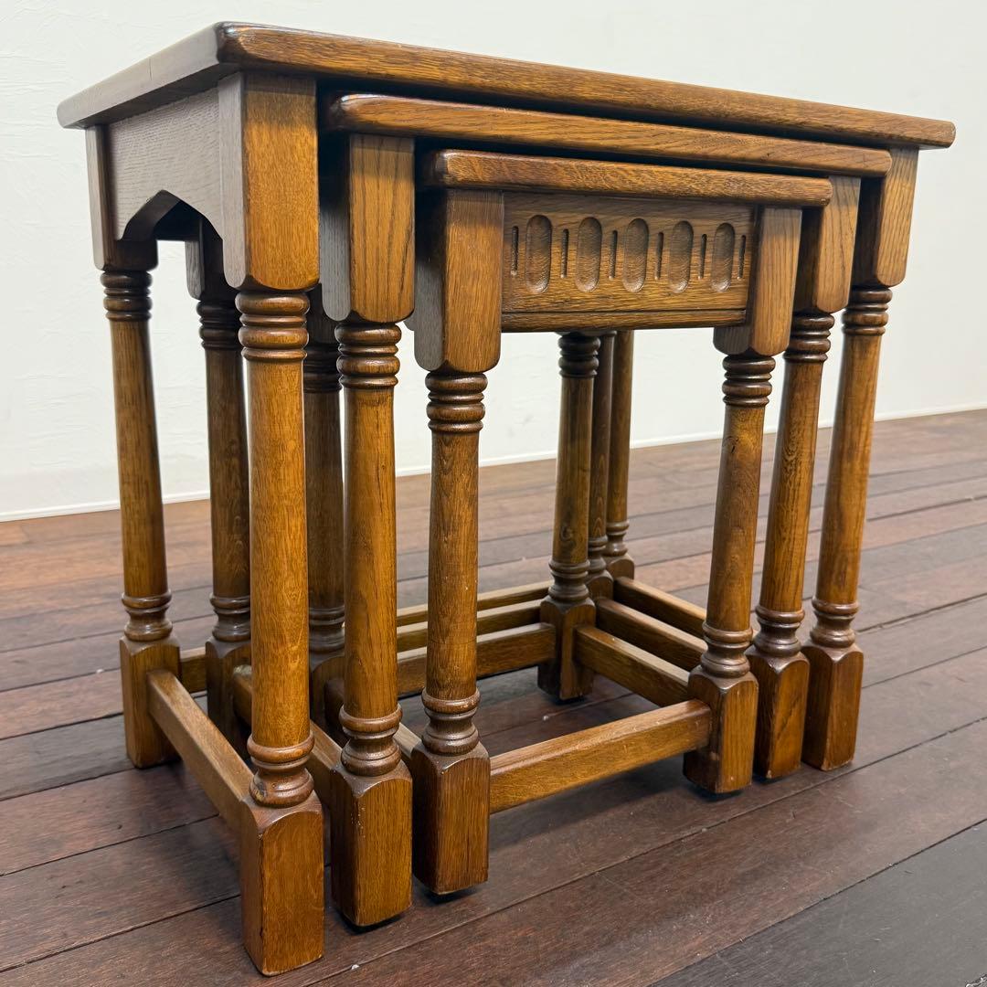 H19K59 英国クラシック ネストテーブル