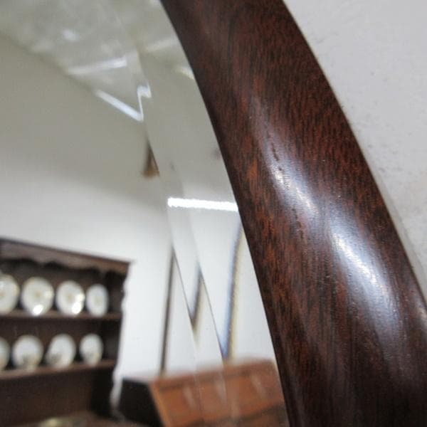 イギリス アンティーク 家具 ウォールミラー 壁掛け鏡 木製枠 英国 6384d