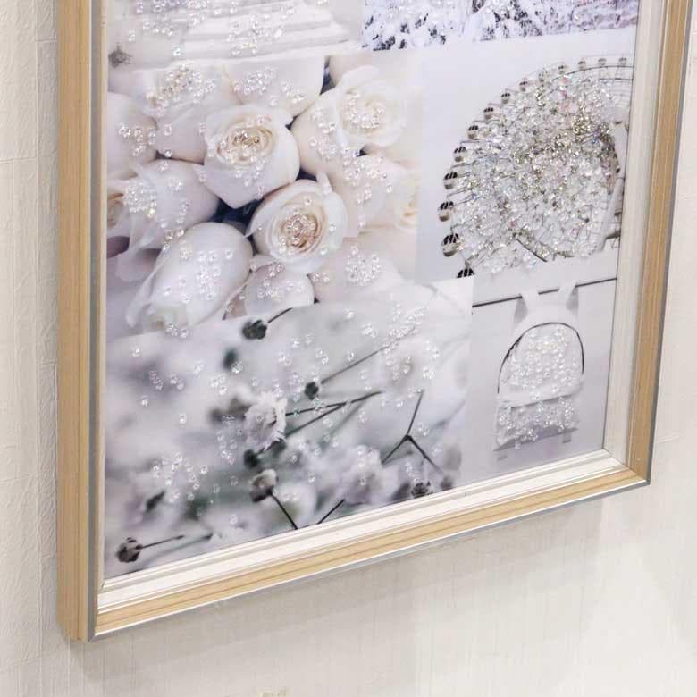 アートフレーム ブランシュ 絵画 クリスタルピクチャー