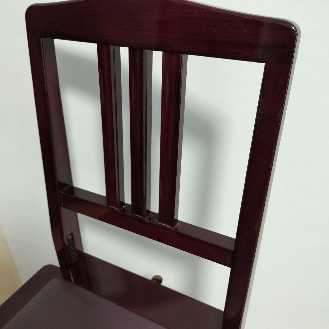 ピアノ　トムソン椅子　紫