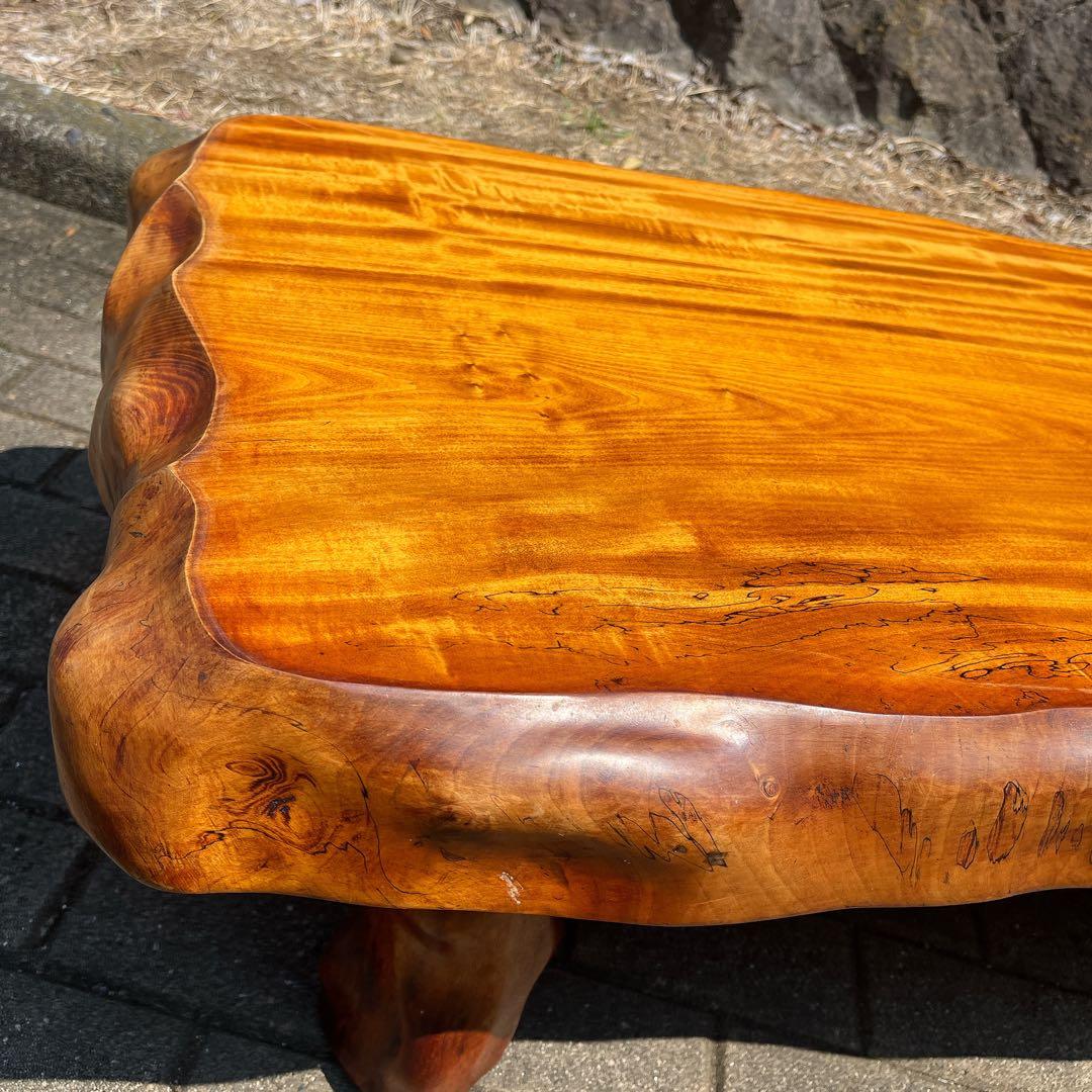 一枚板 座卓 テーブル ローテーブル 天然木 ちゃぶ台 床の間