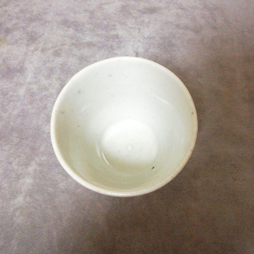 蕎麦猪口/古伊万里　白磁/高台付き　初期手/江戸時代