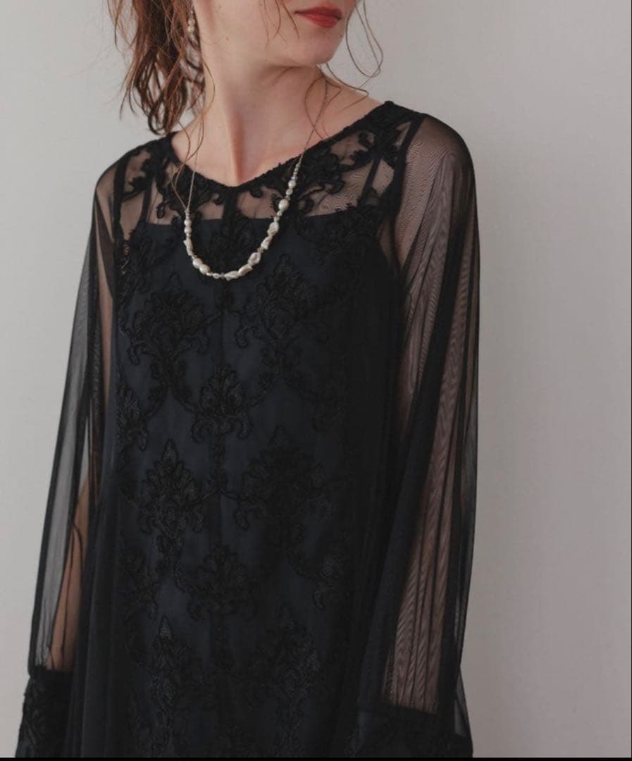 ★新品★ドリードール　モールレースサイドティアードドレス