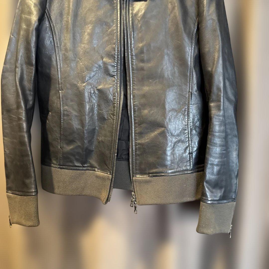 WJK レザー ライダースジャケット