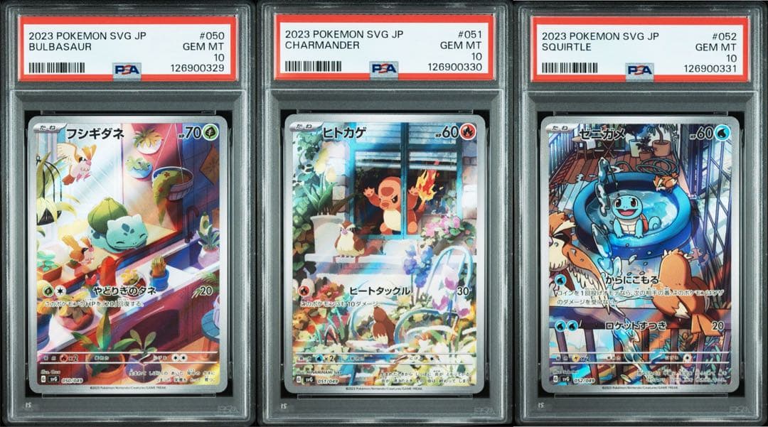 PSA10スペシャルデッキセットex 御三家　プロモ AR 3連番　3枚セット