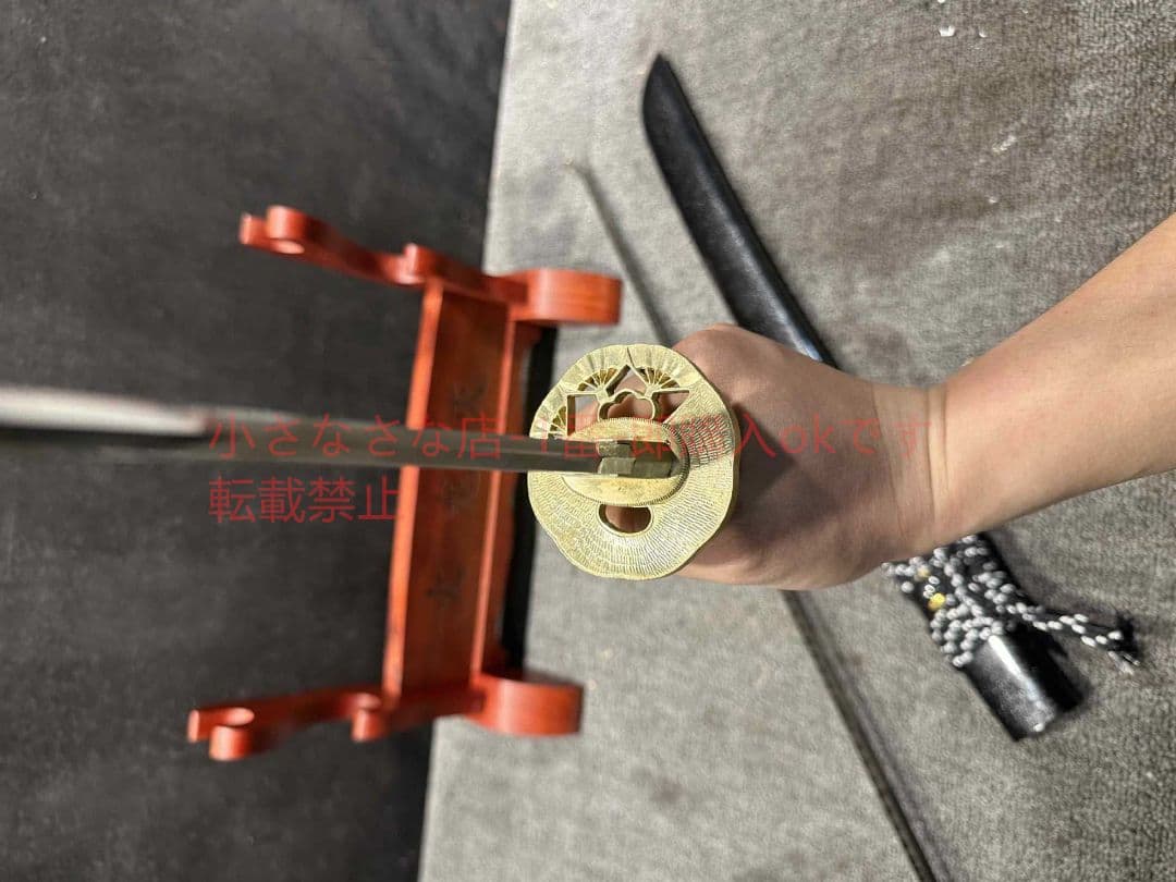 剃首造片手斬り馬刀  古兵器 武具 刀装具 日本刀 模造刀 居合刀