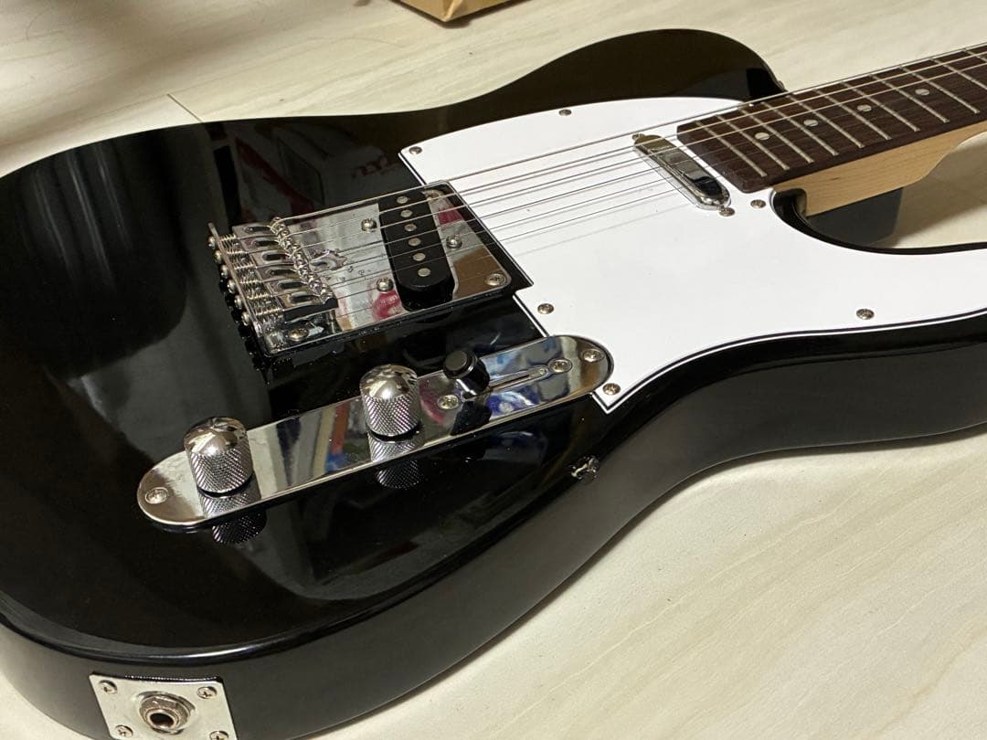 エレキギター プレイテック PlayTech テレキャスター ブラック