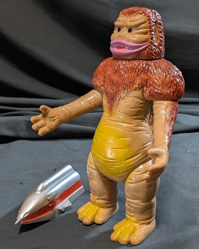 人工生命Ｍ１号「ウルトラＱ」登場怪獣（マーミット）怪獣天国ソフビ＋イナズマ号付