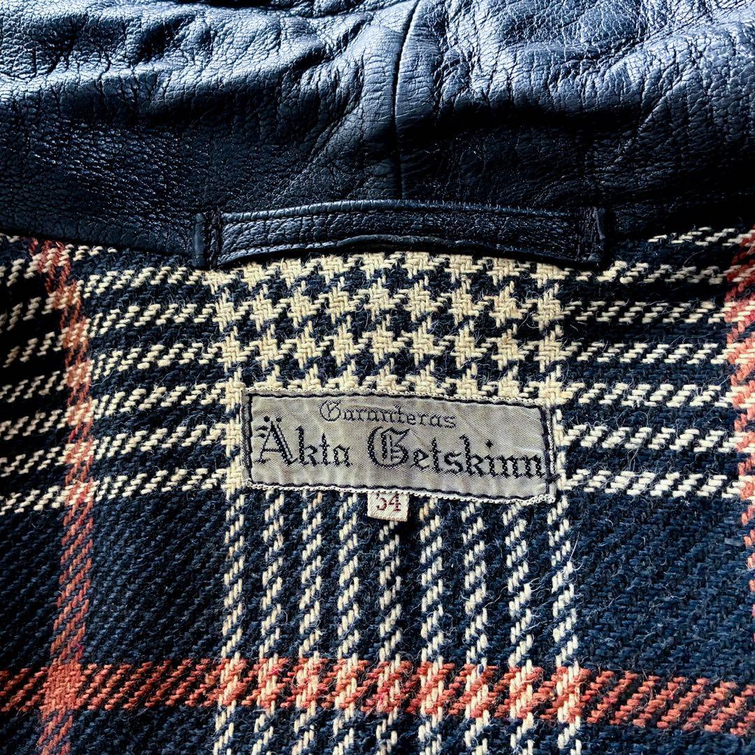 50s ユーロ ヴィンテージ レザー スポーツジャケット L相当 ライダース