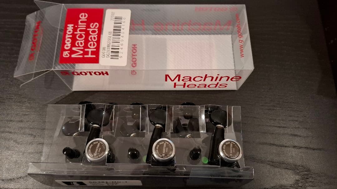 GOTOH SG381-MG-T ブラック ギター ロックペグ ゴトー