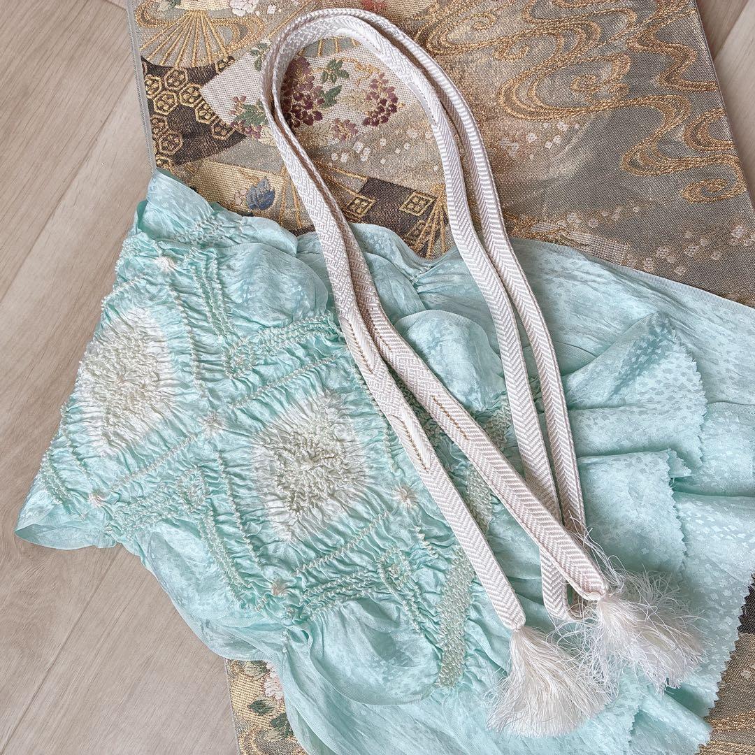 訪問着　フルセット　着物　トールサイズ　入学式　卒業式　正絹　おしどり　祝　J1