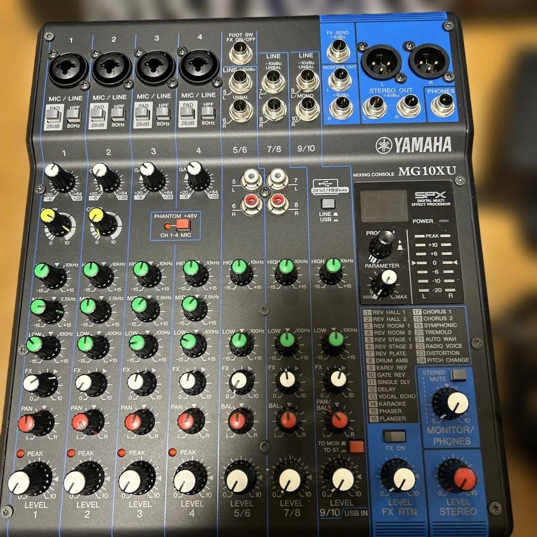 YAMAHA MG10XU フットスイッチ付き