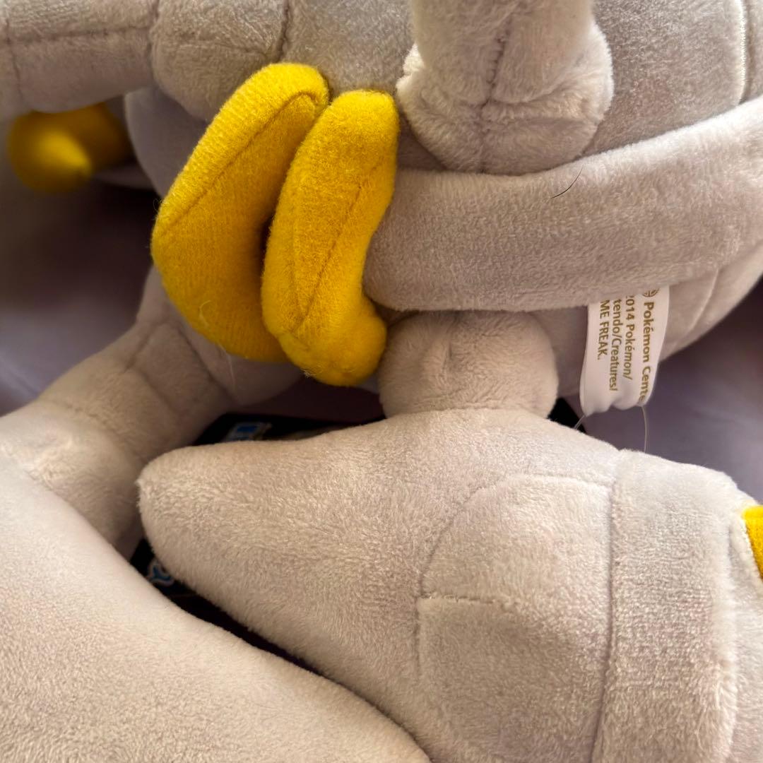 レア☆銀色のメガメタグロス 色違い ポケモンセンター ぬいぐるみ 中古 タグ付き