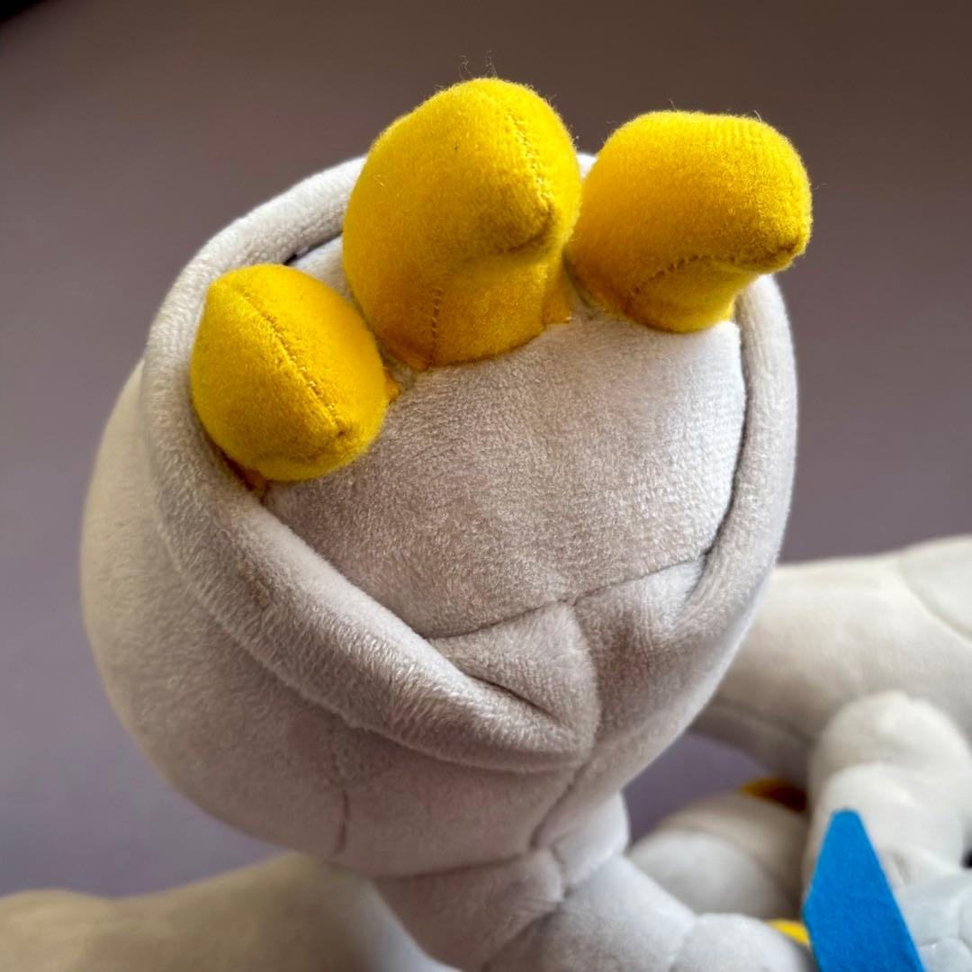 レア☆銀色のメガメタグロス 色違い ポケモンセンター ぬいぐるみ 中古 タグ付き