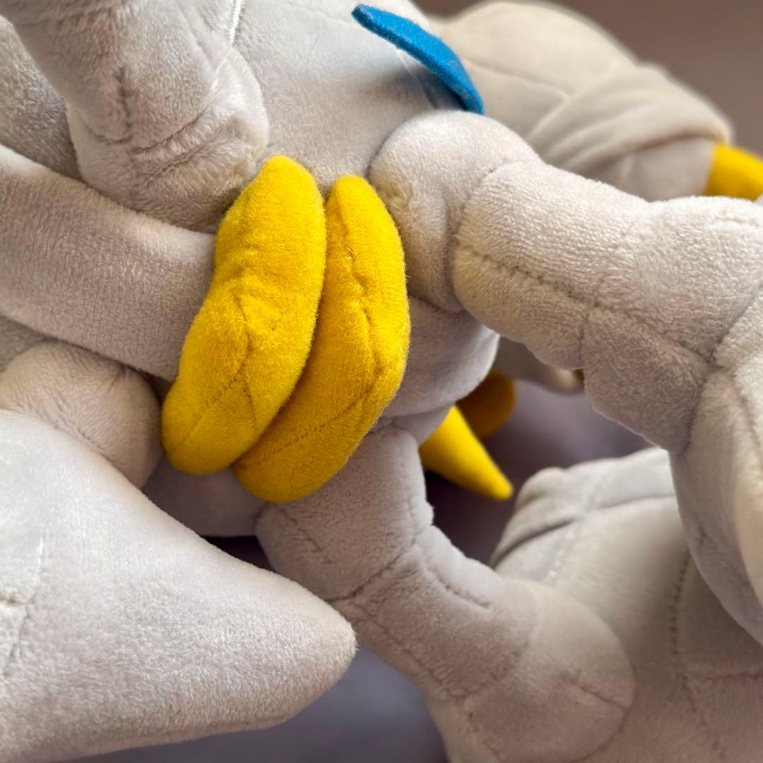 レア☆銀色のメガメタグロス 色違い ポケモンセンター ぬいぐるみ 中古 タグ付き